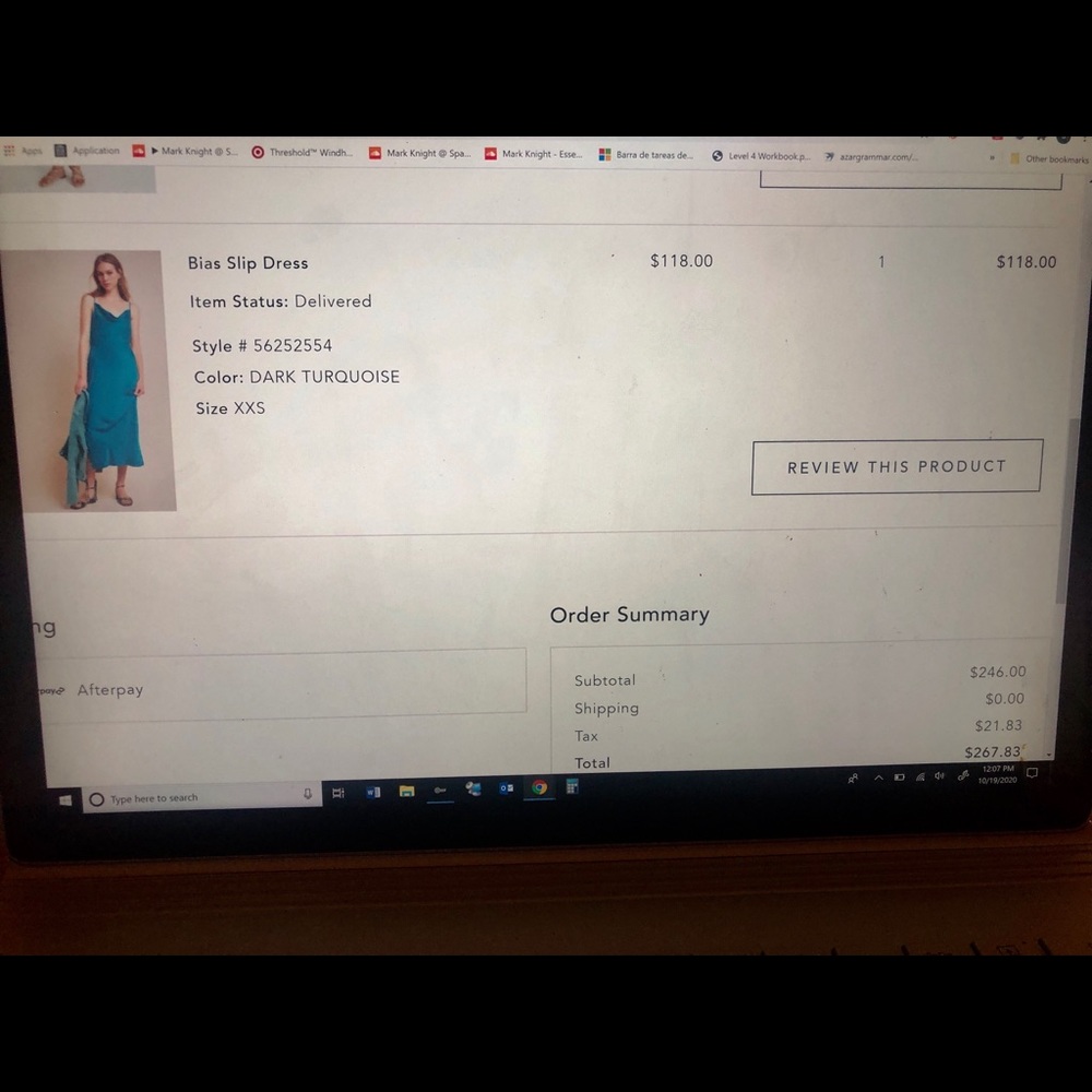 Turquoise Dress - Picture 8 of 8